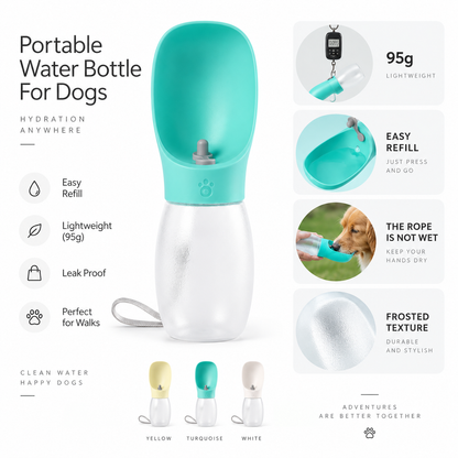 Portable Water Bottle For Dogs